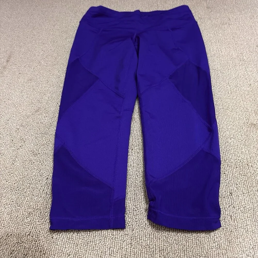 Athleta Leggings Purple Cropped Skinny Leg Women’s Size Small - Picture 7 of 11